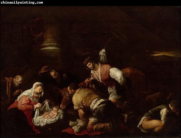 unknow artist Adoration of the Shepherds