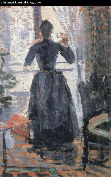 unknow artist woman at the window