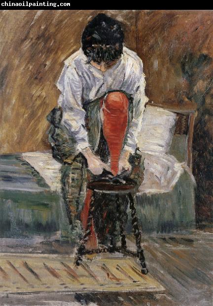 unknow artist the red stocking