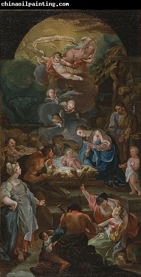 unknow artist Adoration of the Shepherds