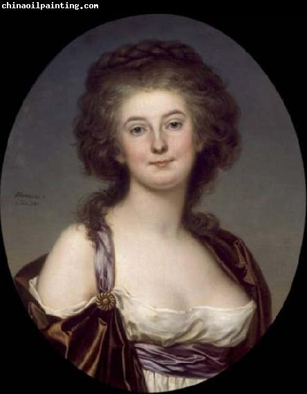 Adolf Ulrik Wertmuller Mademoiselle Charlotte Eckerman (1759-1790), Swedish opera singer and actress