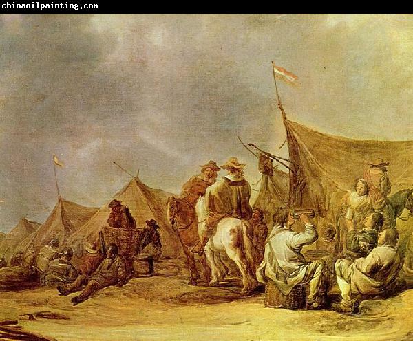 Aelbert Cuyp Ruhepause im Lager