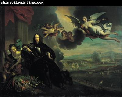 After Jan de Baen The apotheosis of Cornelis de Witt