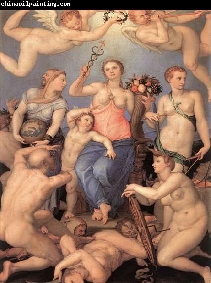 Agnolo Bronzino Allegory of Happiness