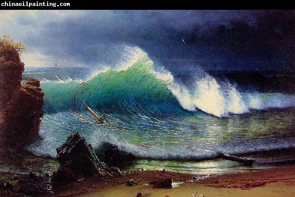 Albert Bierdstadt The Shore of the Turquoise Sea