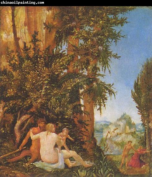 Albrecht Altdorfer Landschaft mit Satyrfamilie