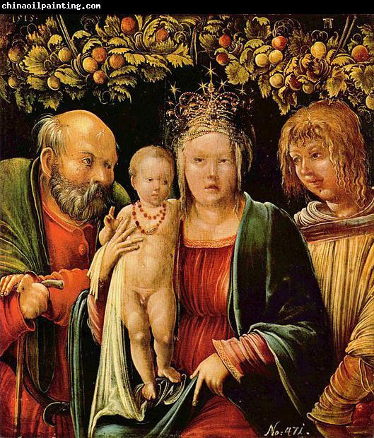 Albrecht Altdorfer Heilige Familie mit einem Engel