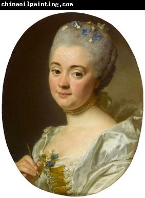 Alexandre Roslin Portrait of the artist Marie Therese Reboul