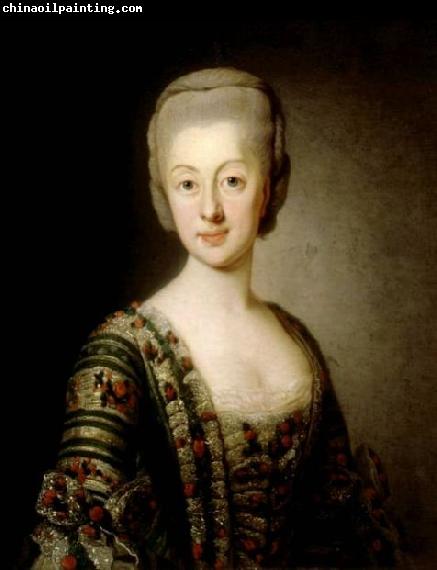 Alexandre Roslin Portrait of Sophia Magdalena of Denmark