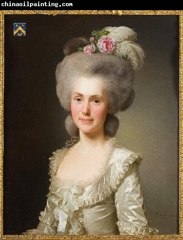 Alexandre Roslin Portrait of Marie Jeanne Jeanne Puissant