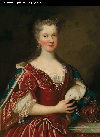 Alexis Simon Belle Portrait of Queen Marie Leszczynska