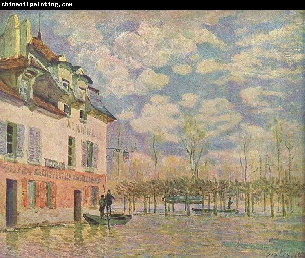 Alfred Sisley Kahn in der Uberschwemmung