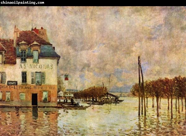 Alfred Sisley L Inondation a Port Marly