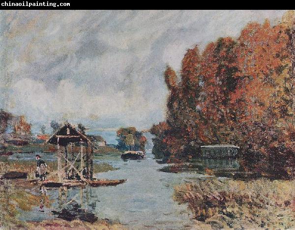 Alfred Sisley Wacherinnen von Bougival