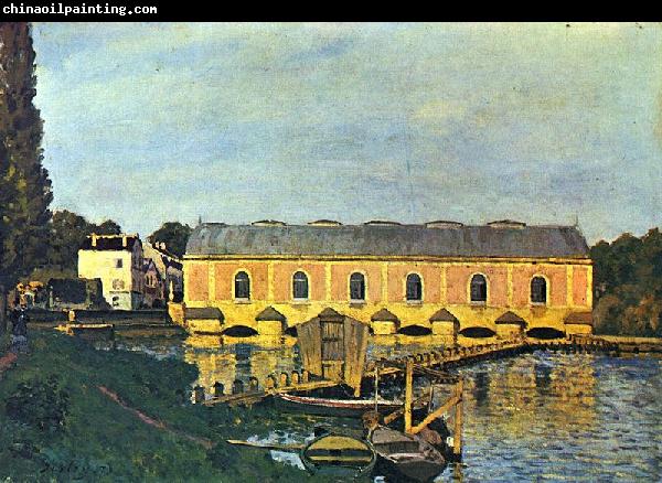 Alfred Sisley Maschinenhaus der Pumpe in Marly