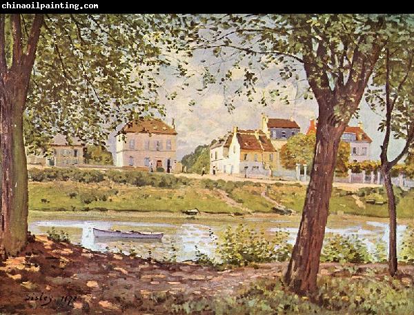 Alfred Sisley Dorf am Ufer der Seine