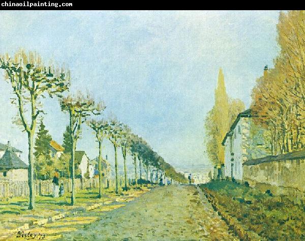 Alfred Sisley Weg der Maschine