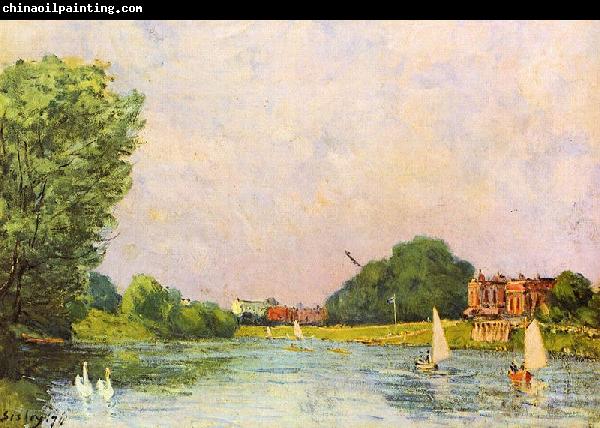 Alfred Sisley Themse bei Hampton Court