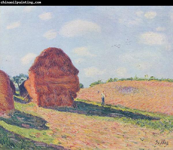 Alfred Sisley Die Strohmieten