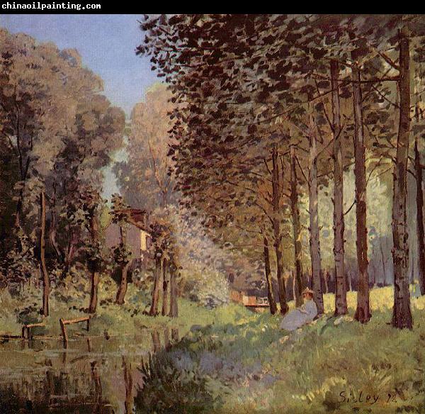 Alfred Sisley Rast am Flubufer