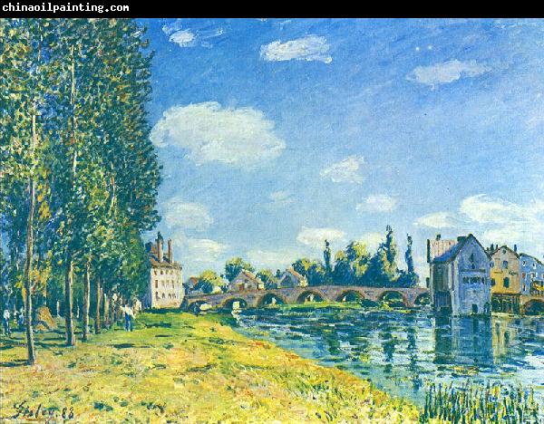 Alfred Sisley Brucke von Moret im Sommer