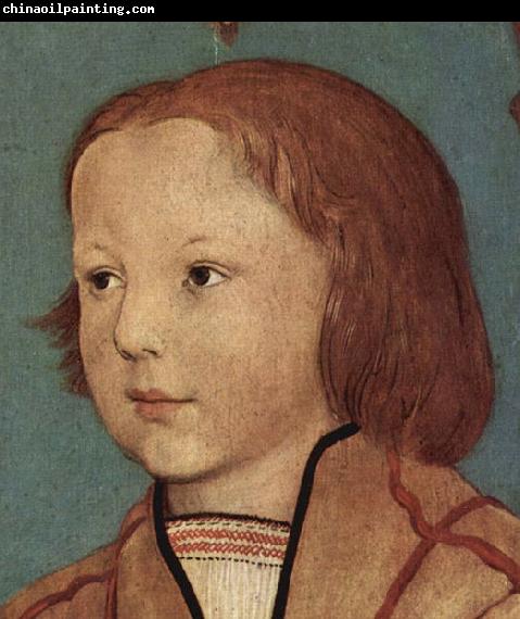 Ambrosius Holbein Portrat eines Knaben mit blondem Haar