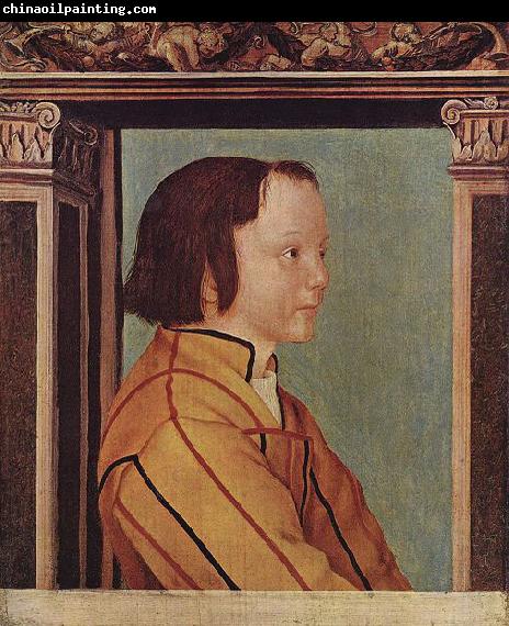 Ambrosius Holbein Young Boy with Brown Hair