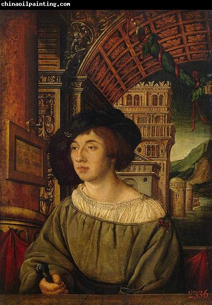 Ambrosius Holbein Portrait of a Young Man