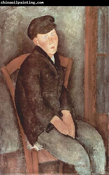 Amedeo Modigliani Sitzender Knabe mit Hut