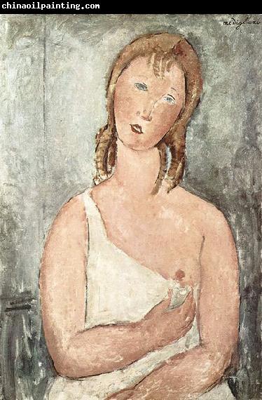 Amedeo Modigliani Machen im Hemd