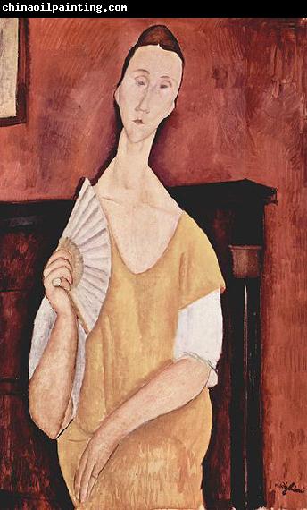 Amedeo Modigliani Woman with a Fan