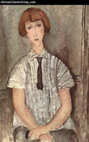 Amedeo Modigliani Madchen mit Bluse