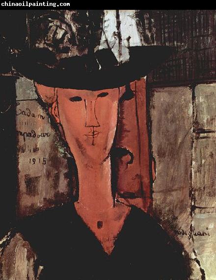 Amedeo Modigliani Dame mit Hut