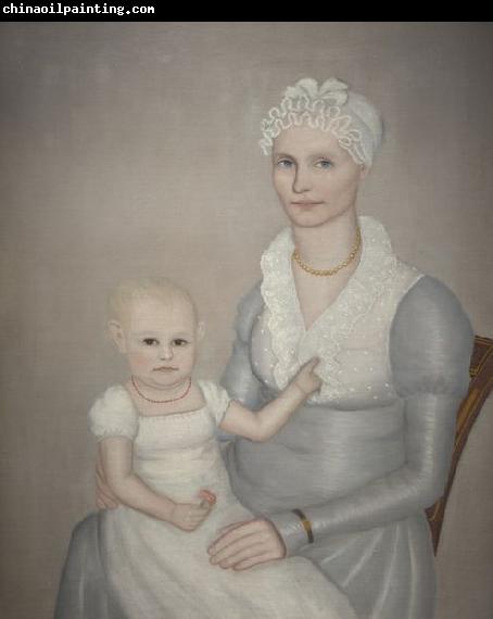 Ammi Phillips Mrs. Wilbur Sherman and daughter Sarah