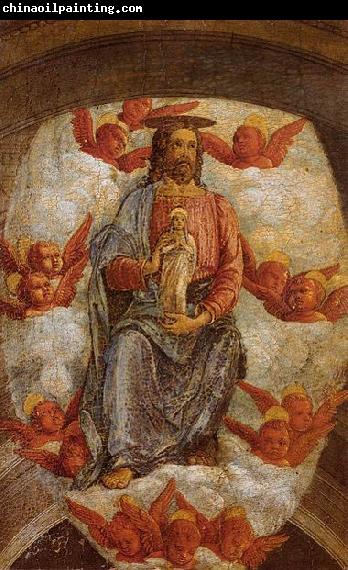 Andrea Mantegna Christ Welcoming the Virgin in Heaven