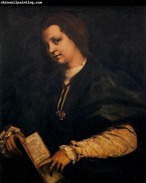 Andrea del Sarto Portrait of a Lady with a Book