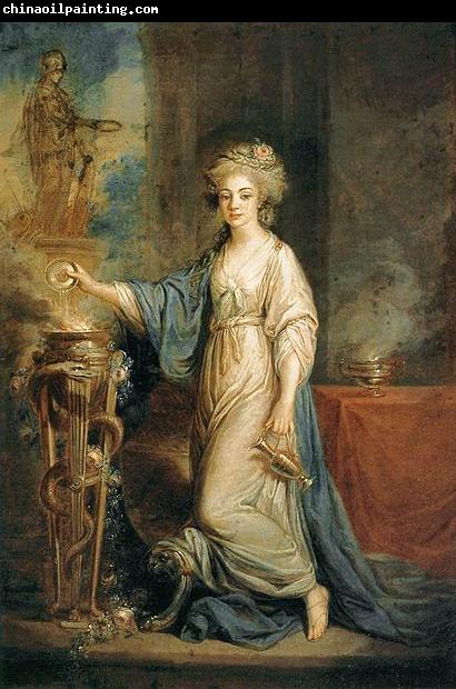 Angelica Kauffmann Portrait of a Woman as a Vestal Virgin