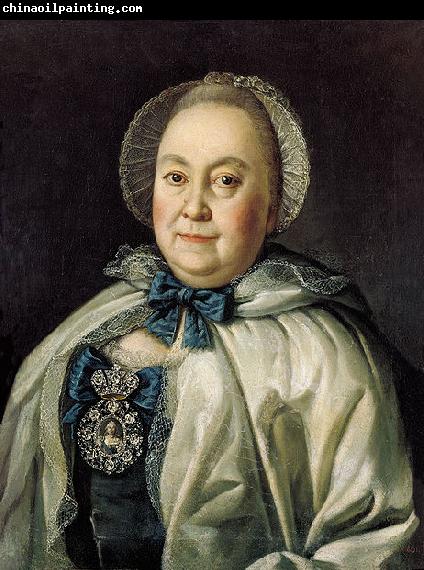 Antropov, Aleksei Portrait of Maria Andreyevna Rumyantseva