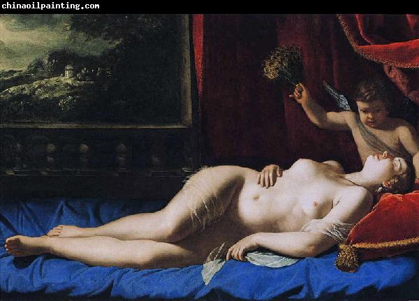 Artemisia  Gentileschi Sleeping Venus