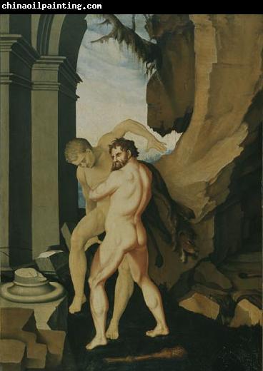 BALDUNG GRIEN, Hans Hercules and Antaeus