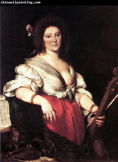 Bernardo Strozzi The Viola da Gamba Player