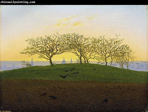 Caspar David Friedrich Hill and Ploughed Field near Dresden