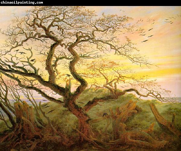 Caspar David Friedrich Tree with crows