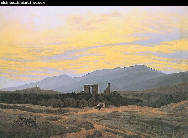 Caspar David Friedrich Klosterruine Eldena und Riesengebirge