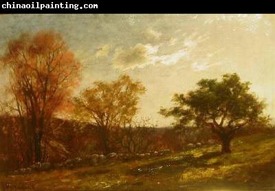 Charles Furneaux Landscape Study, Melrose, Massachusetts, oil painting by Charles Furneaux