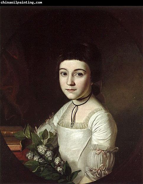 Charles Wilson Peale Portrait of Henrietta Maria Bordley at age 10