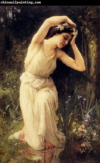 Charles-Amable Lenoir A Nymph In The Forest