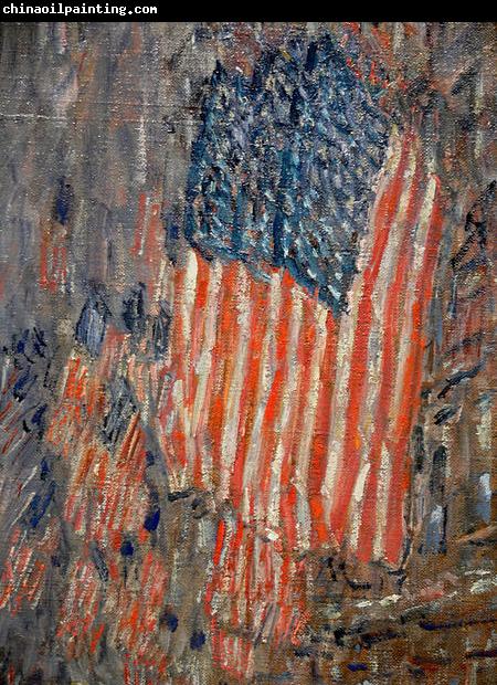 Childe Hassam Flags on the Waldorf