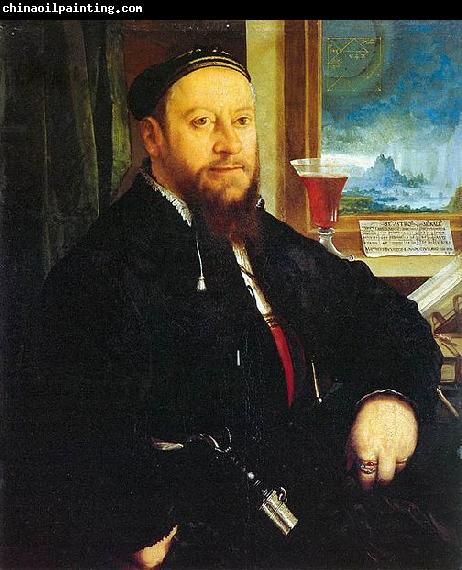 Christoph Amberger Portrait of Matthaus Schwarz