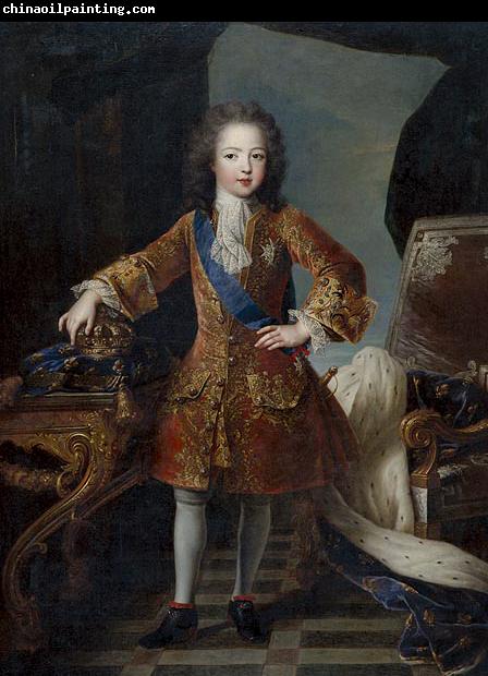 Circle of Pierre Gobert Portrait of King Louis XV